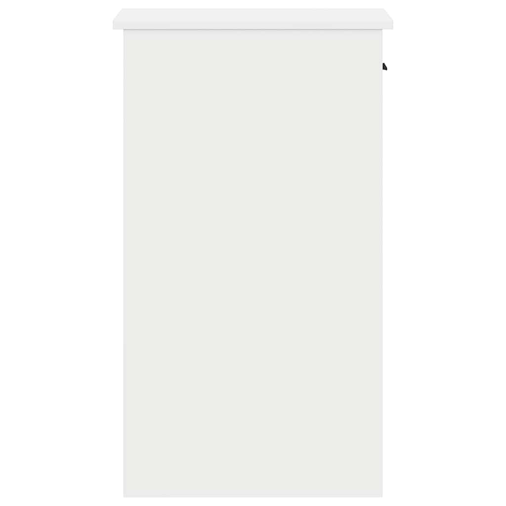 vidaXL Suport turn pentru computer cu sertar alb 35x45x77 cm vidaXL Suport turn pentru computer cu sertar alb 35x45x77 cm
