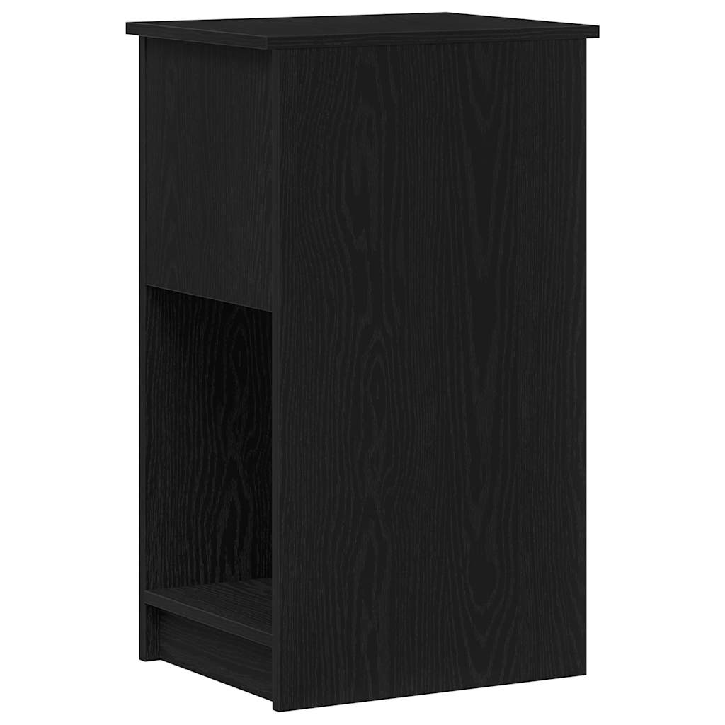vidaXL Suport turn pentru computer cu sertar negru 35x45x77 cm vidaXL Suport turn pentru computer cu sertar negru 35x45x77 cm