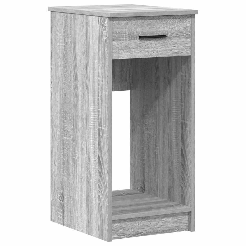 vidaXL Suport turn computer cu sertar gri Sonoma 35x45x77 cm