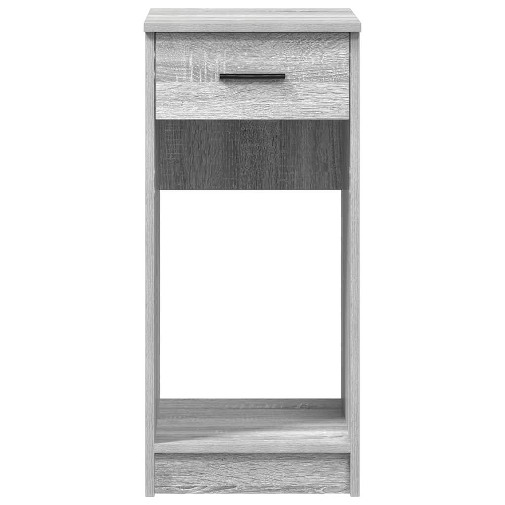 vidaXL Suport turn computer cu sertar gri Sonoma 35x45x77 cm