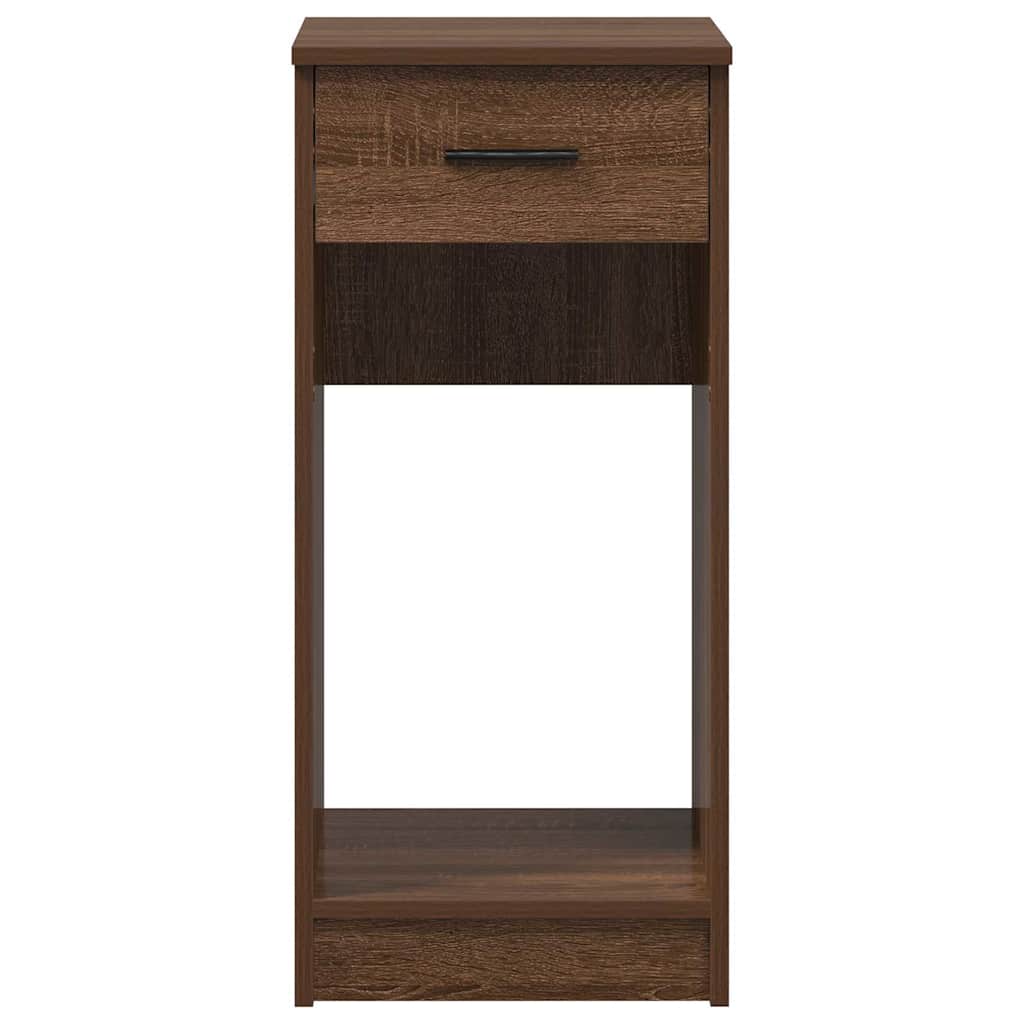 vidaXL Suport turn pentru computer cu sertar Stejar maro 35x45x77 cm