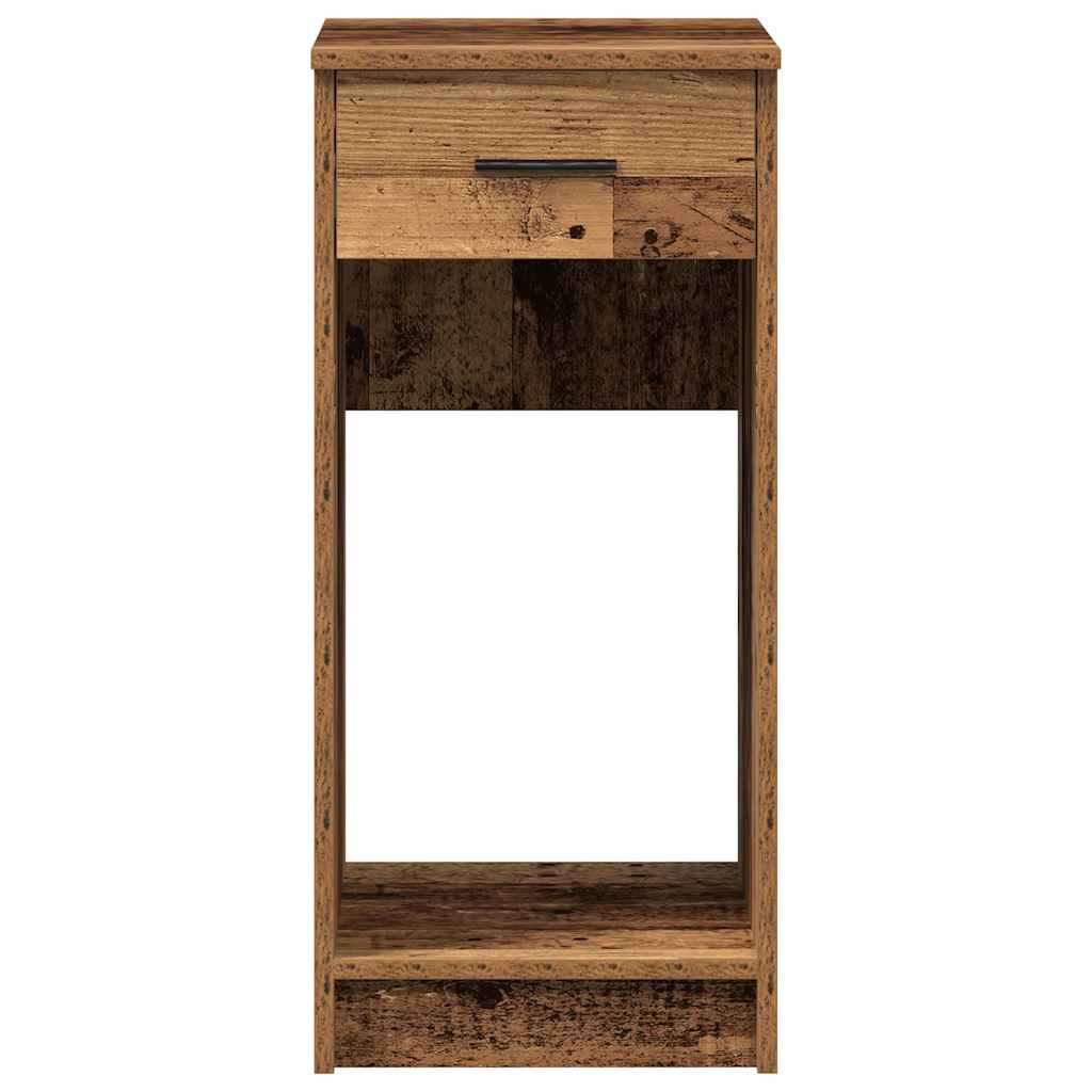 vidaXL Suport turn pentru computer cu sertar lemn vechi 35x45x77 cm vidaXL Suport turn pentru computer cu sertar lemn vechi 35x45x77 cm
