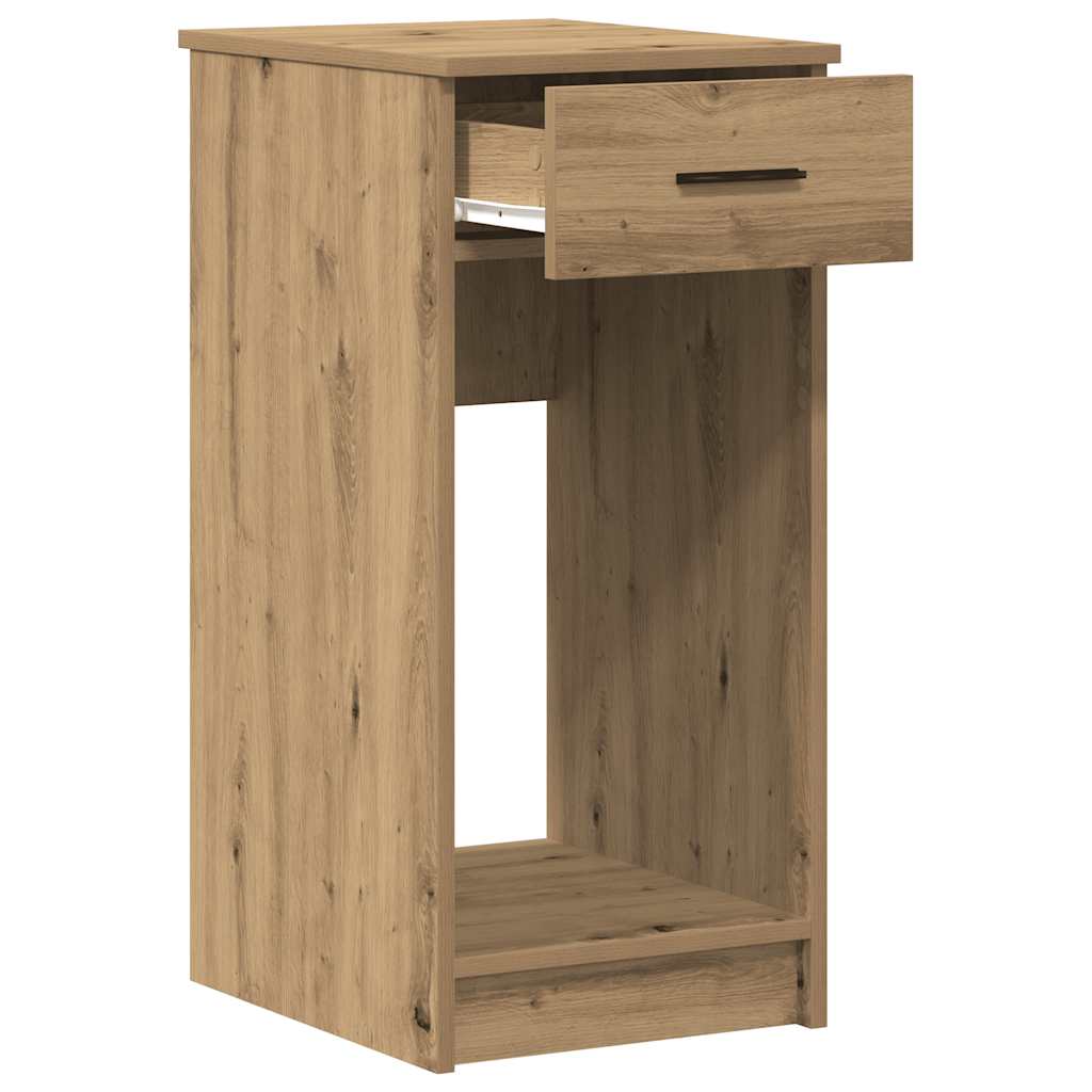 vidaXL Suport turn pentru computer cu sertar Artisan Stejar 35x45x77cm vidaXL Suport turn pentru computer cu sertar Artisan Stejar 35x45x77cm