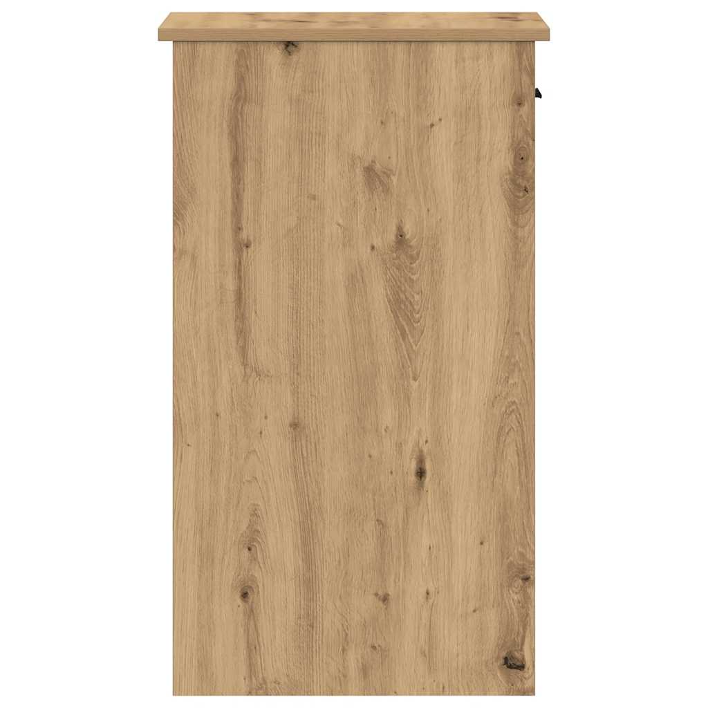 vidaXL Suport turn pentru computer cu sertar Artisan Stejar 35x45x77cm vidaXL Suport turn pentru computer cu sertar Artisan Stejar 35x45x77cm