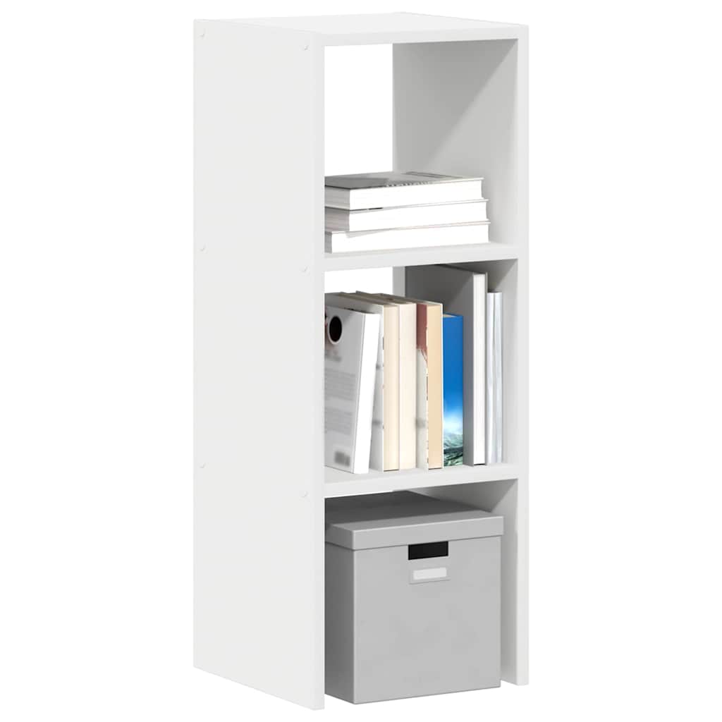vidaXL Bibliotecă stivuabilă, alb, 30x30x80 cm, din lemn prelucrat vidaXL Bibliotecă stivuabilă, alb, 30x30x80 cm, din lemn prelucrat