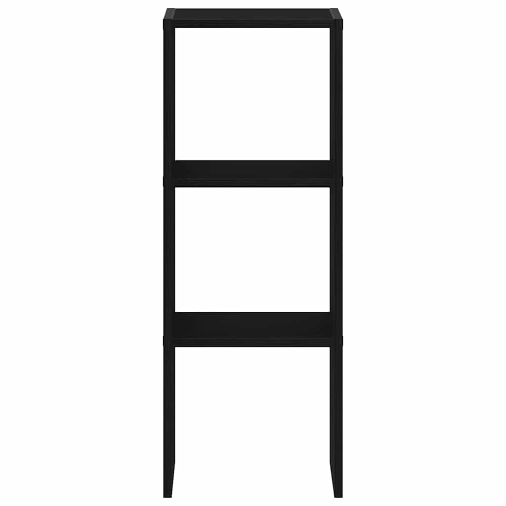 vidaXL Bibliotecă stivuabilă din stejar negru din lemn prelucrat vidaXL Bibliotecă stivuabilă din stejar negru din lemn prelucrat