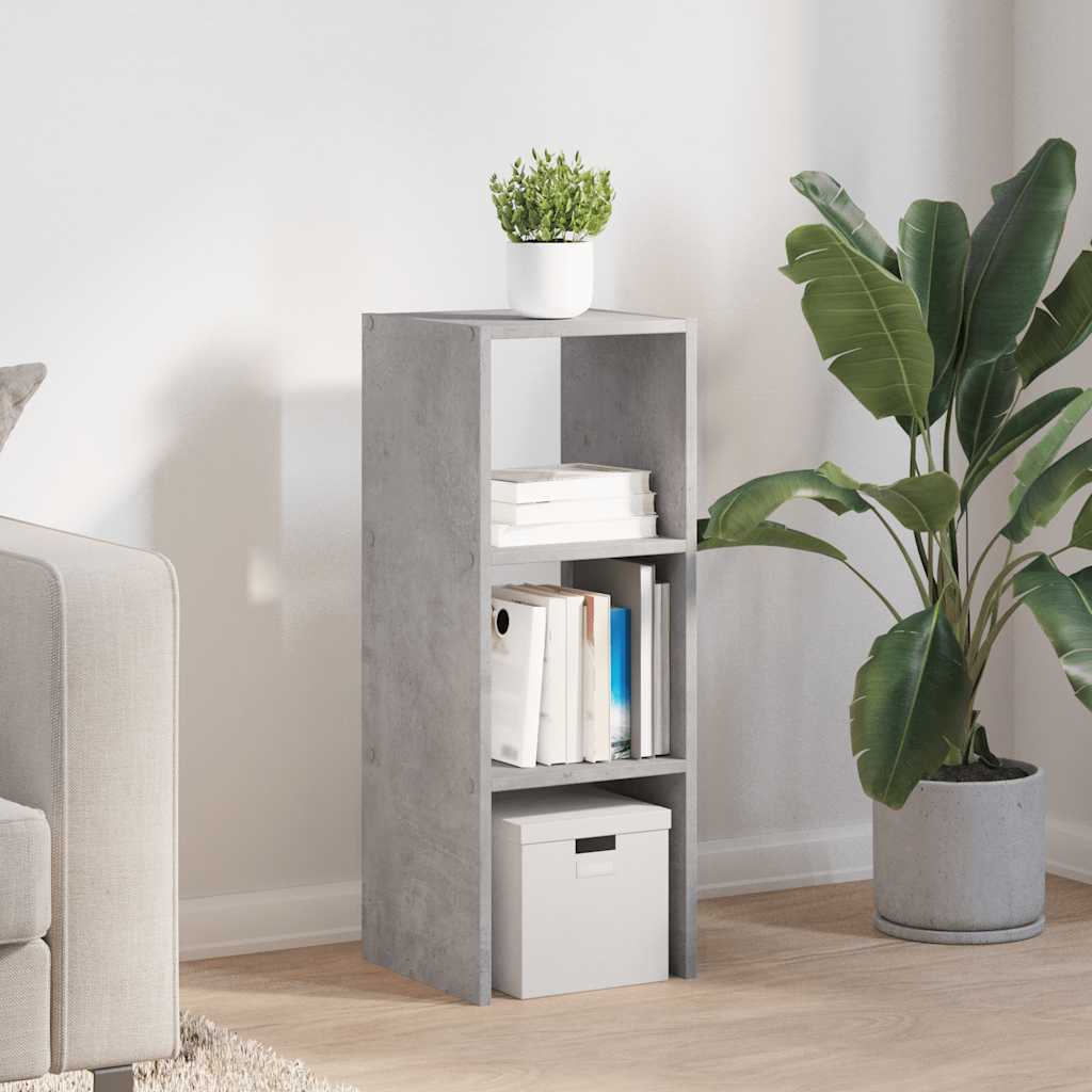 vidaXL Bibliotecă stivuabilă Gri Beton 30x30x80 cm Lemn prelucrat vidaXL Bibliotecă stivuabilă Gri Beton 30x30x80 cm Lemn prelucrat