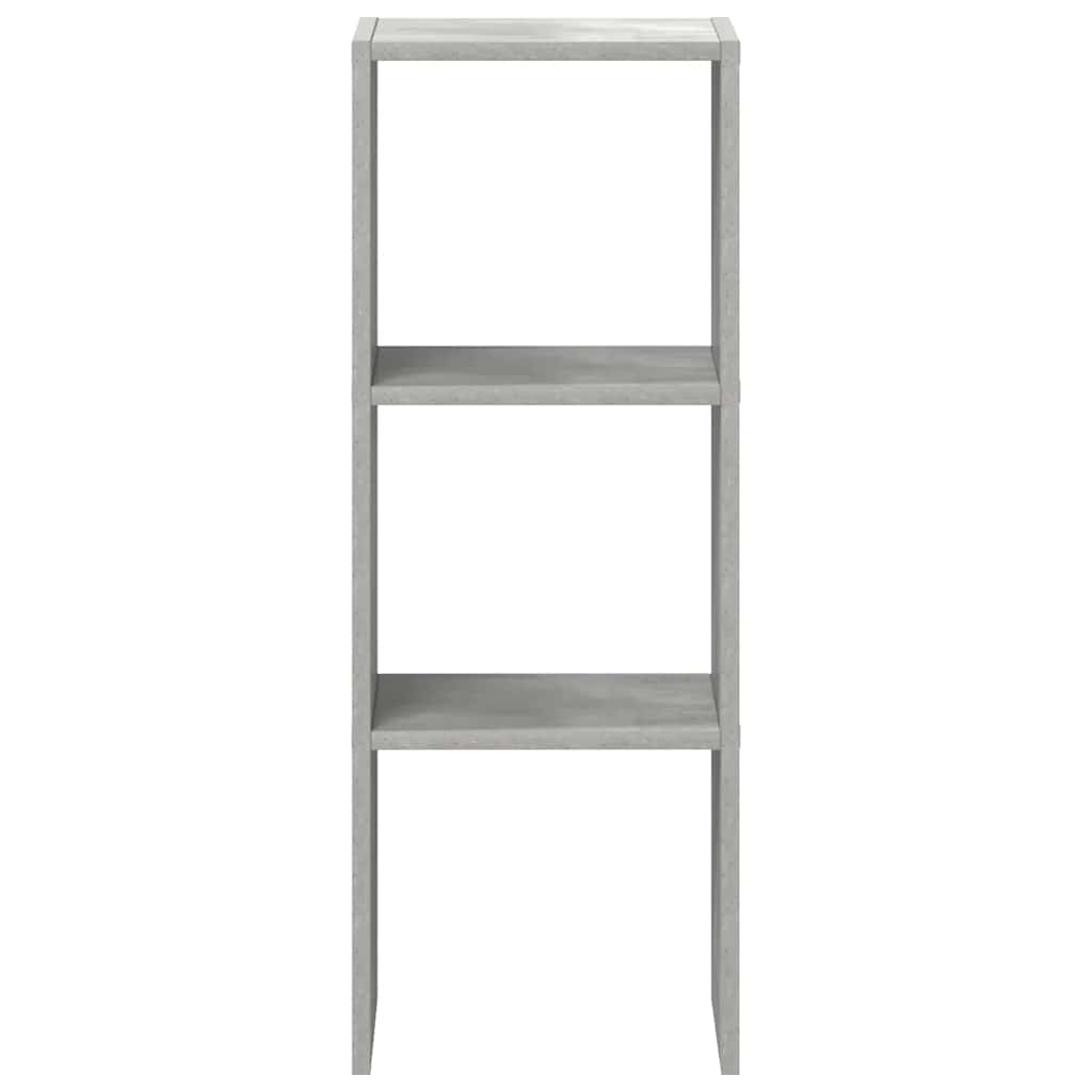 vidaXL Bibliotecă stivuabilă Gri Beton 30x30x80 cm Lemn prelucrat vidaXL Bibliotecă stivuabilă Gri Beton 30x30x80 cm Lemn prelucrat