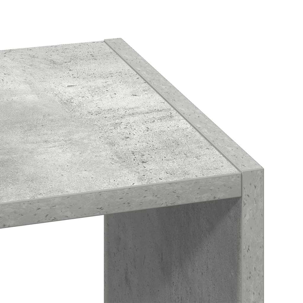 vidaXL Bibliotecă stivuabilă Gri Beton 30x30x80 cm Lemn prelucrat vidaXL Bibliotecă stivuabilă Gri Beton 30x30x80 cm Lemn prelucrat
