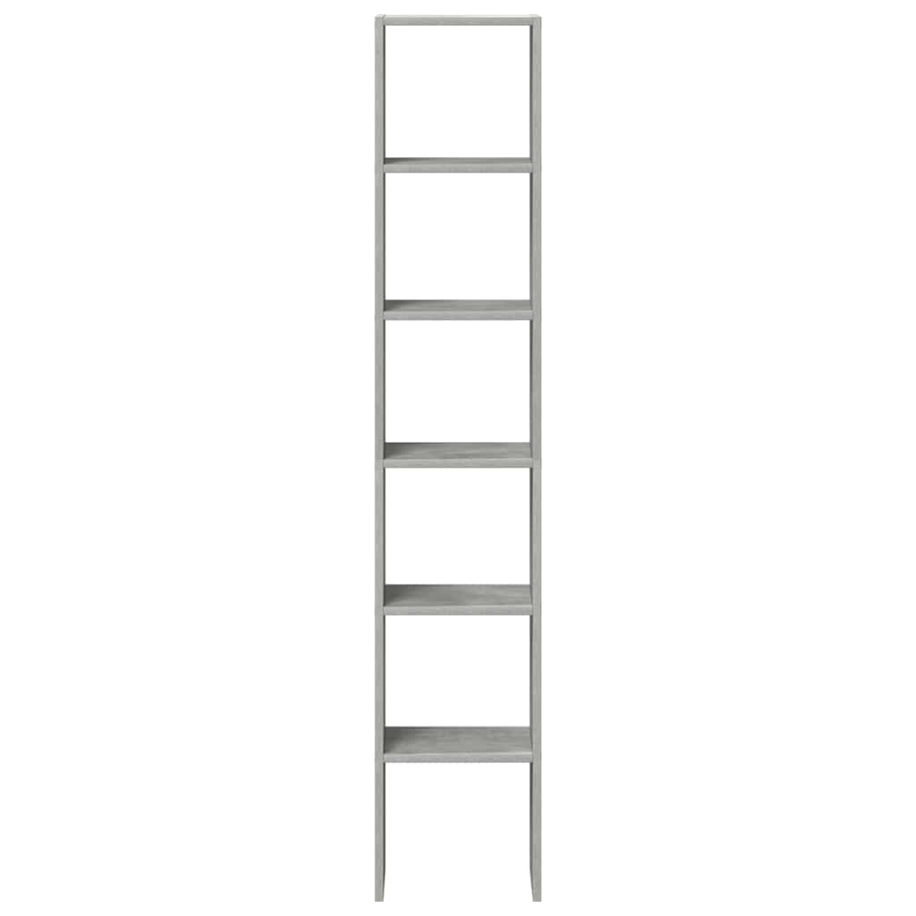 vidaXL Biblioteci 2 buc. stivuibile Gri Beton Lemn prelucrat