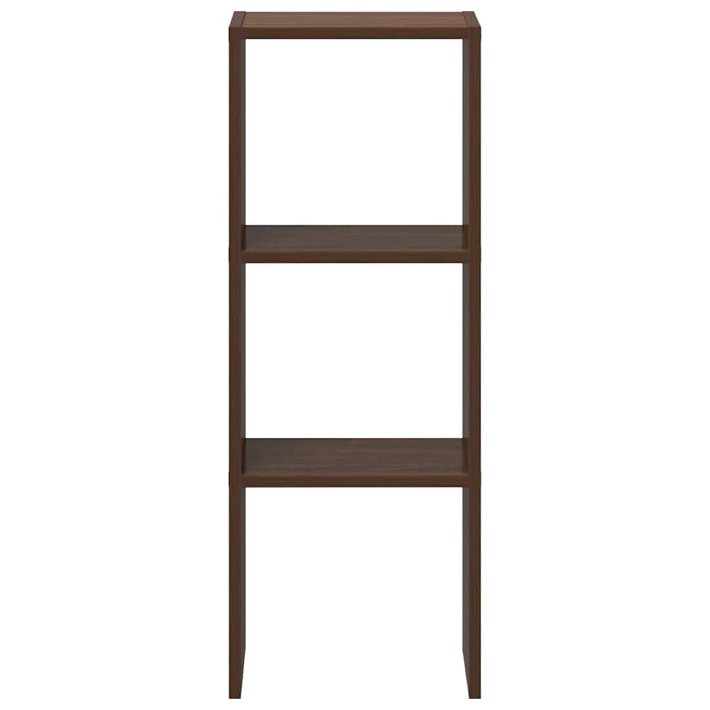 vidaXL Bibliotecă stivuabilă, Stejar maro, 30x30x80 cm, lemn prelucrat vidaXL Bibliotecă stivuabilă, Stejar maro, 30x30x80 cm, lemn prelucrat
