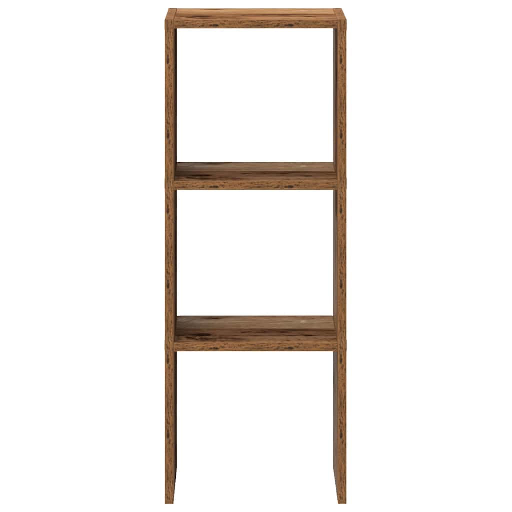vidaXL Bibliotecă stivuabilă, lemn vechi 30x30x80 cm, lemn prelucrat vidaXL Bibliotecă stivuabilă, lemn vechi 30x30x80 cm, lemn prelucrat