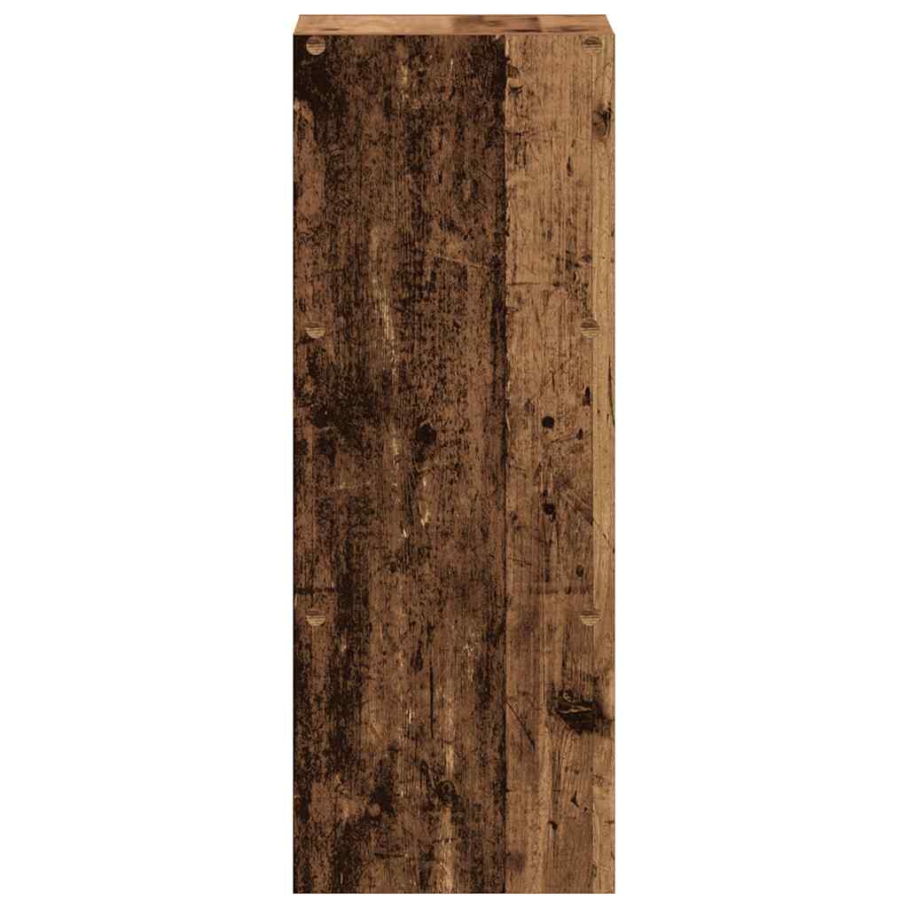 vidaXL Bibliotecă stivuabilă, lemn vechi 30x30x80 cm, lemn prelucrat vidaXL Bibliotecă stivuabilă, lemn vechi 30x30x80 cm, lemn prelucrat