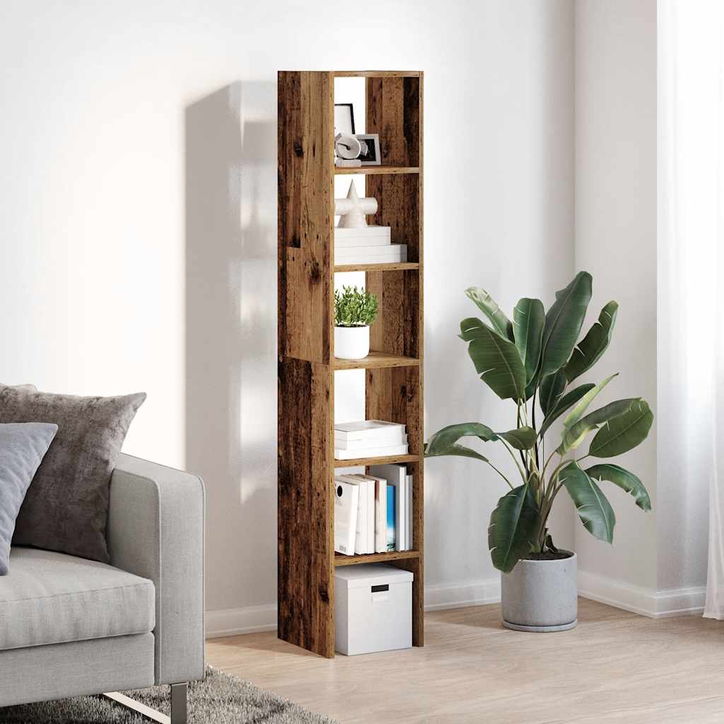 vidaXL Biblioteci 2 buc Lemn vechi stivuibil 30x30x80cm Lemn prelucrat vidaXL Biblioteci 2 buc Lemn vechi stivuibil 30x30x80cm Lemn prelucrat