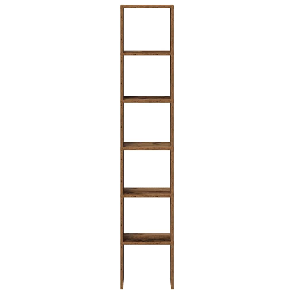 vidaXL Biblioteci 2 buc Lemn vechi stivuibil 30x30x80cm Lemn prelucrat vidaXL Biblioteci 2 buc Lemn vechi stivuibil 30x30x80cm Lemn prelucrat