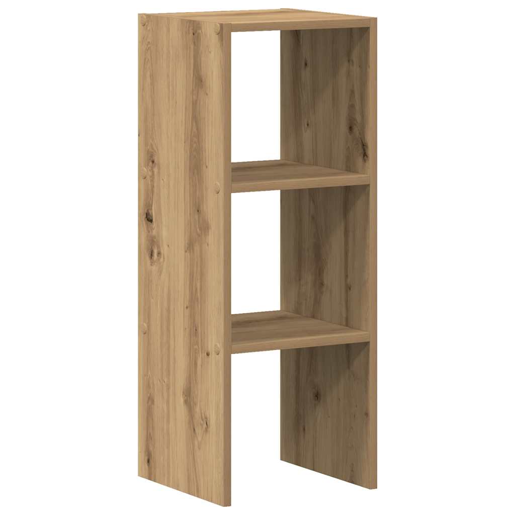 vidaXL Bibliotecă Stejar Artizanal stivuibil 30x30x80cm Lemn prelucrat vidaXL Bibliotecă Stejar Artizanal stivuibil 30x30x80cm Lemn prelucrat