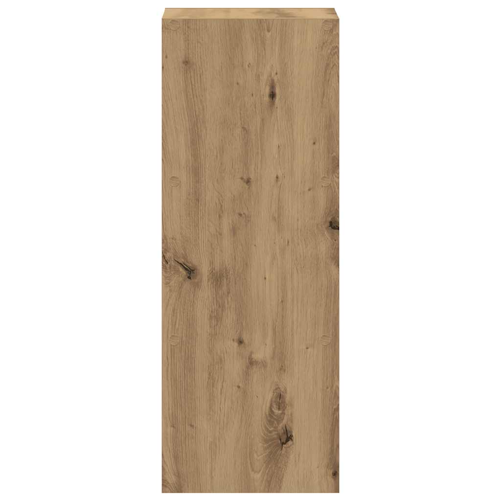 vidaXL Bibliotecă Stejar Artizanal stivuibil 30x30x80cm Lemn prelucrat vidaXL Bibliotecă Stejar Artizanal stivuibil 30x30x80cm Lemn prelucrat