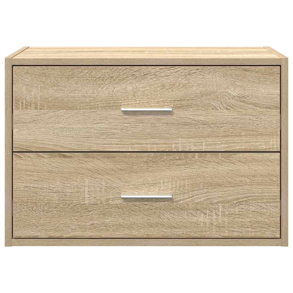 vidaXL Dulap cu 2 sertare Stejar Sonoma 60x31x40 cm Lemn prelucrat