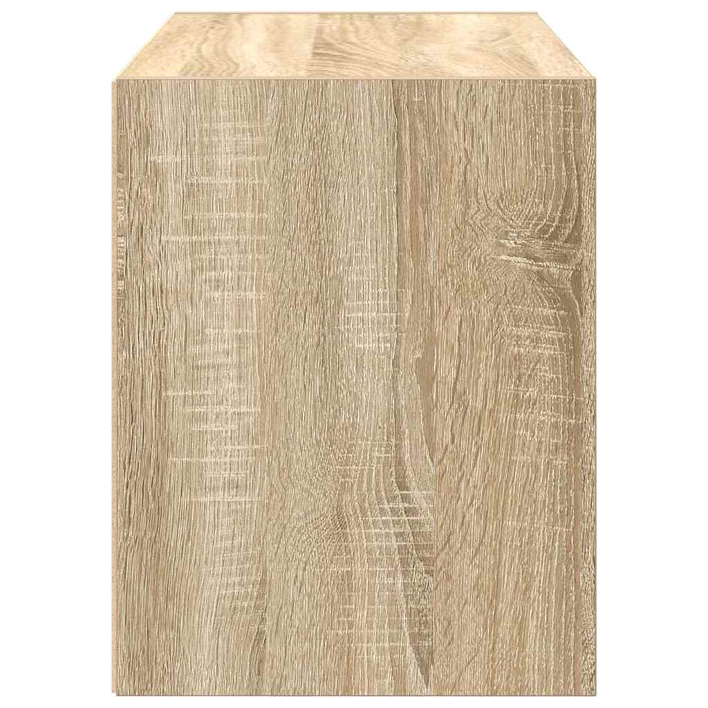 vidaXL Dulap cu 2 sertare Stejar Sonoma 60x31x40 cm Lemn prelucrat