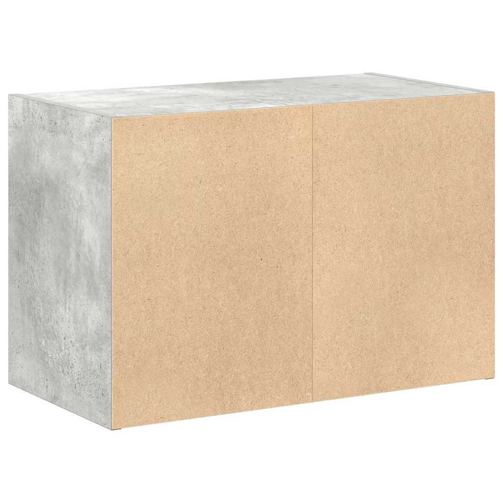 vidaXL Dulap cu 2 sertare Beton Gri 60x31x40 cm Lemn prelucrat vidaXL Dulap cu 2 sertare Beton Gri 60x31x40 cm Lemn prelucrat