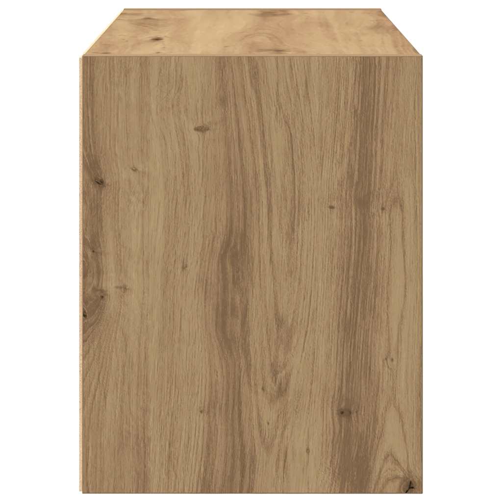 vidaXL Dulap cu 2 sertare Stejar artizanal 60x31x40 cm Lemn prelucrat vidaXL Dulap cu 2 sertare Stejar artizanal 60x31x40 cm Lemn prelucrat