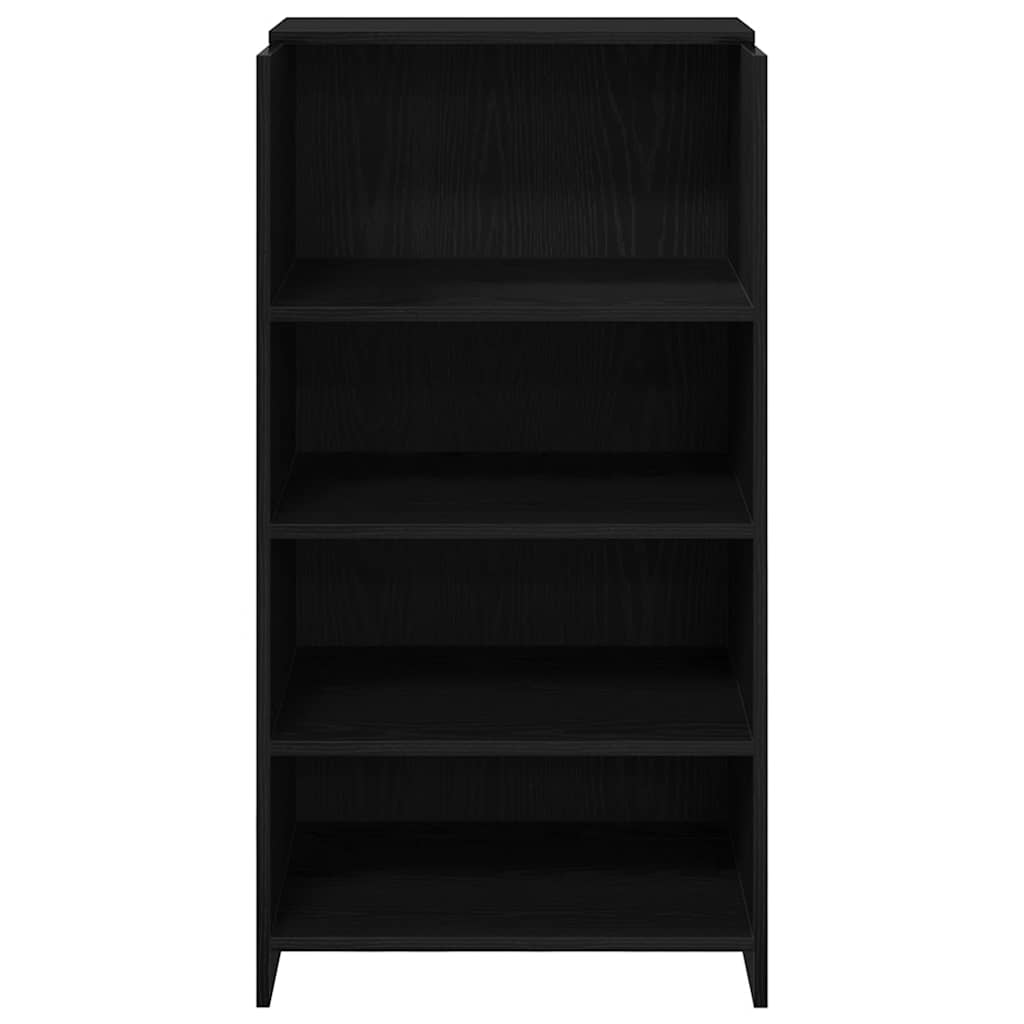 vidaXL Birou de recepție negru 55x50x103,5 cm Lemn prelucrat