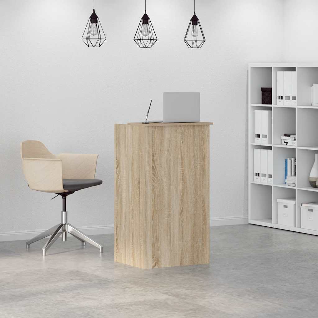 vidaXL Birou de recepție Stejar Sonoma 55x50x103,5 cm Lemn prelucrat