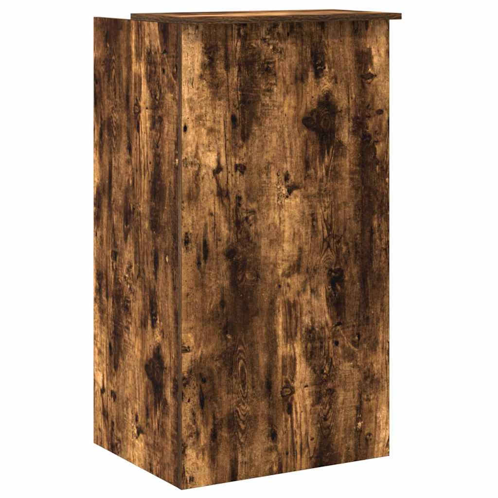 vidaXL Birou de recepție stejar afumat 55x50x103,5 cm lemn prelucrat