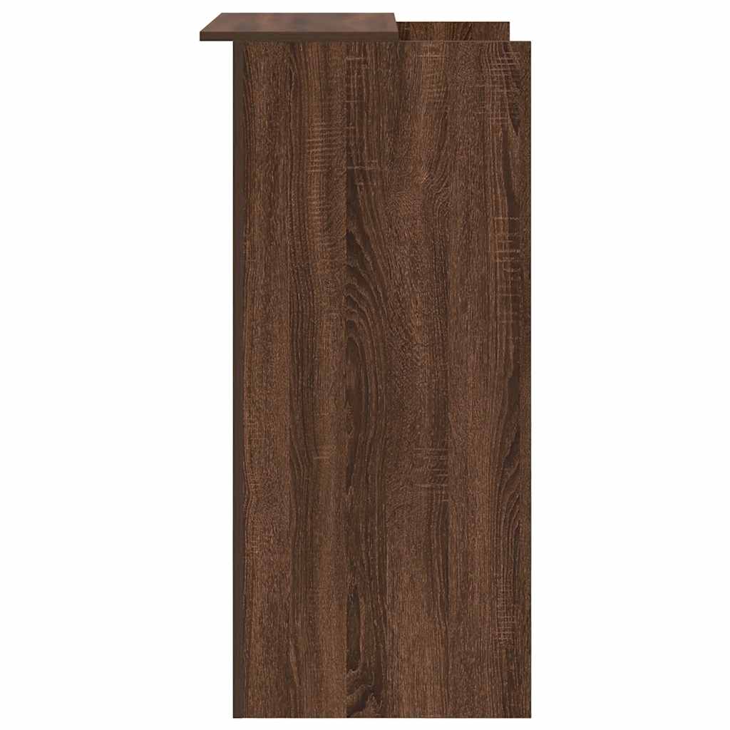 vidaXL Birou de recepție Stejar maro 55x50x103,5 cm Lemn prelucrat