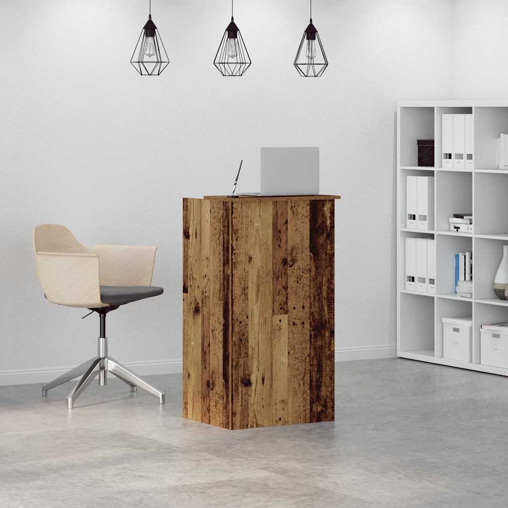 vidaXL Birou de recepție Lemn vechi 55x50x103,5 cm Lemn prelucrat vidaXL Birou de recepție Lemn vechi 55x50x103,5 cm Lemn prelucrat