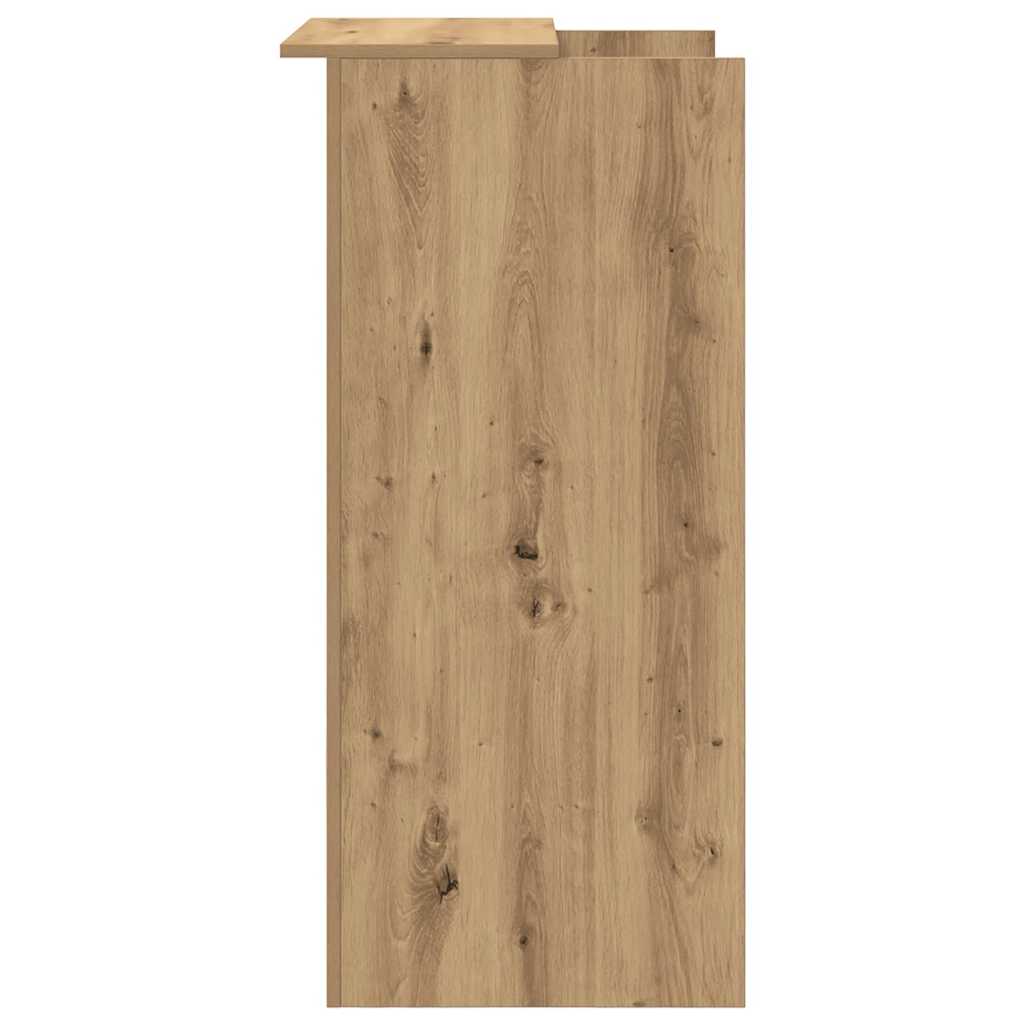 vidaXL Birou de recepție Stejar Artisan 55x50x103,5 cm Lemn prelucrat
