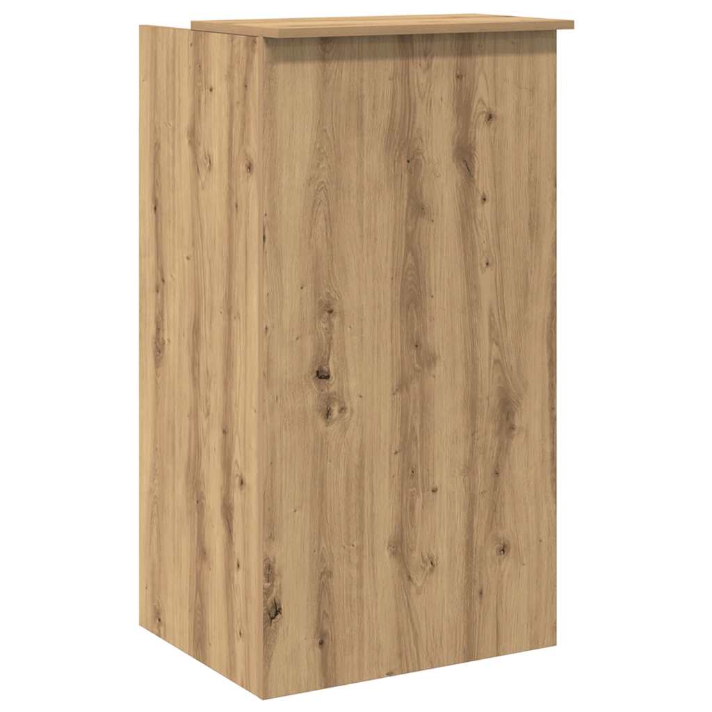 vidaXL Birou de recepție Stejar Artisan 55x50x103,5 cm Lemn prelucrat