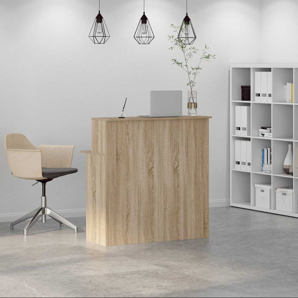 vidaXL Birou de recepție Stejar Sonoma 100x50x103,5 cm Lemn prelucrat vidaXL Birou de recepție Stejar Sonoma 100x50x103,5 cm Lemn prelucrat