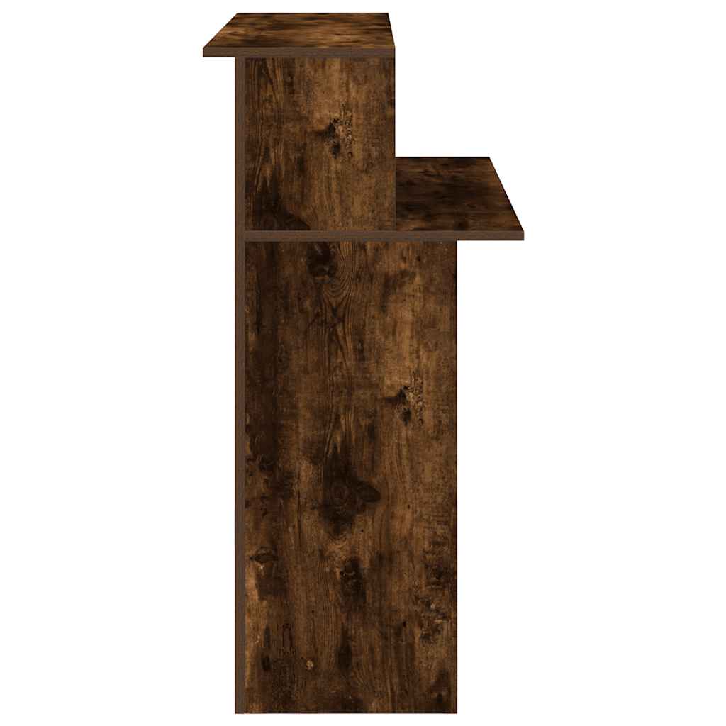 vidaXL Birou de recepție stejar afumat 100x50x103,5 cm lemn prelucrat