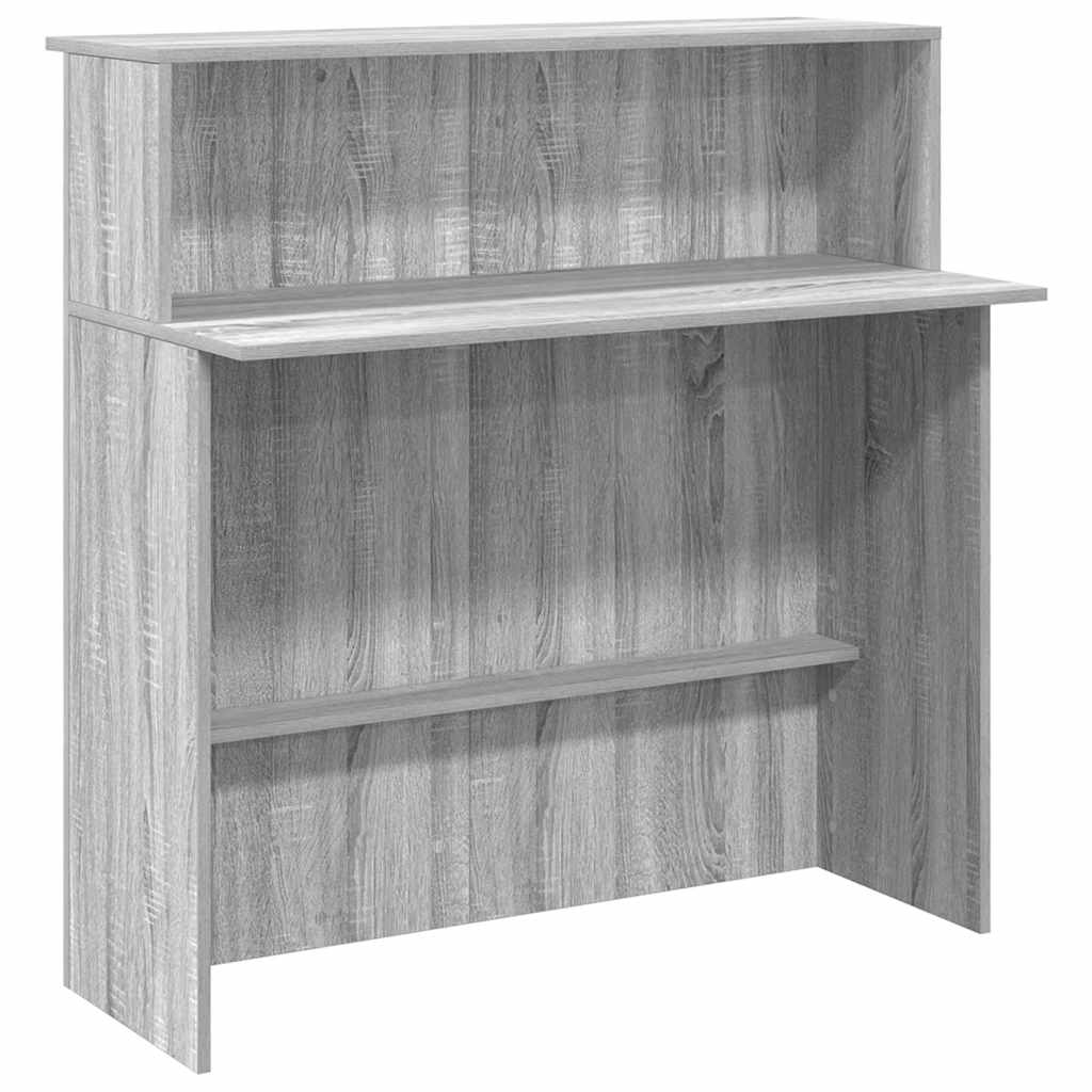 vidaXL Birou de recepție Gri Sonoma 100x50x103,5 cm Lemn prelucrat