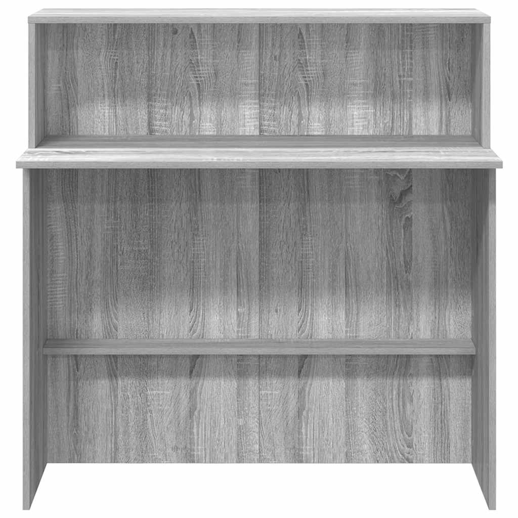 vidaXL Birou de recepție Gri Sonoma 100x50x103,5 cm Lemn prelucrat