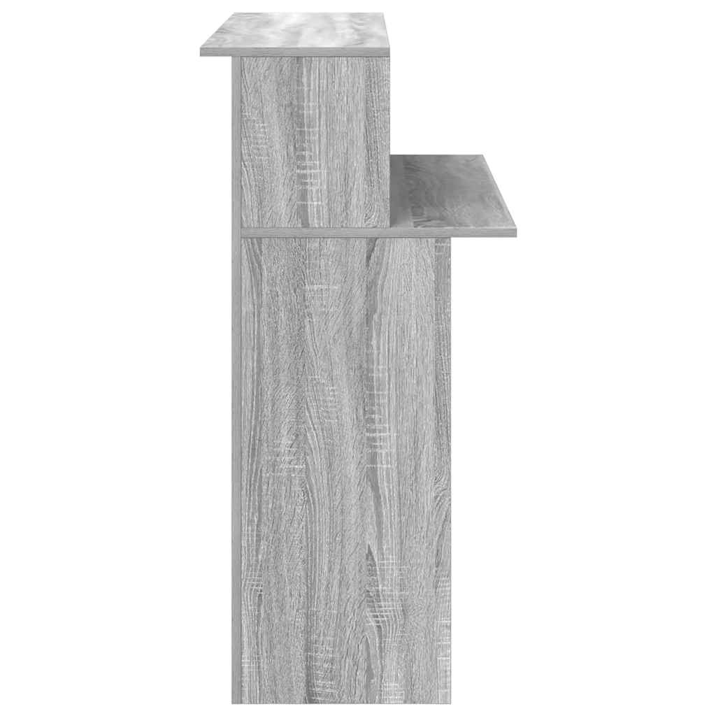 vidaXL Birou de recepție Gri Sonoma 100x50x103,5 cm Lemn prelucrat