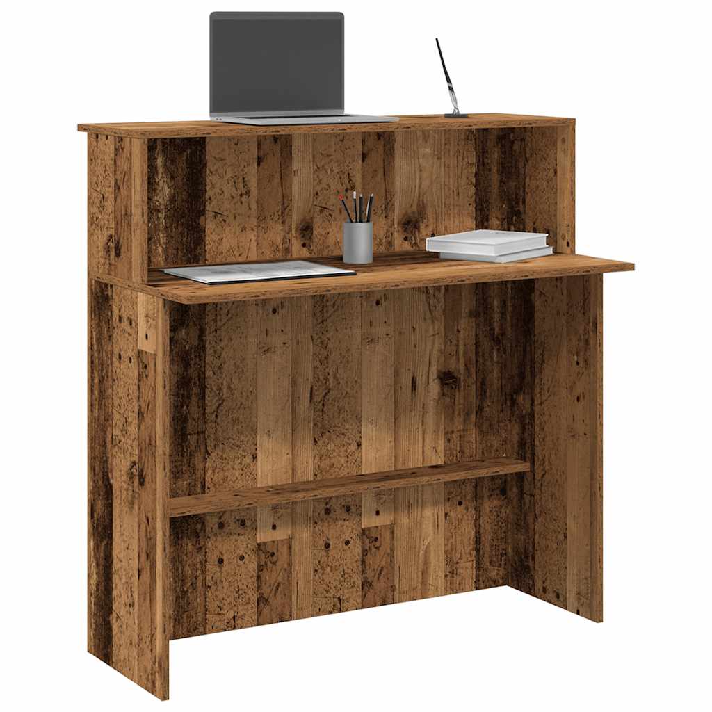 vidaXL Birou de recepție Lemn vechi 100x50x103,5 cm Lemn prelucrat vidaXL Birou de recepție Lemn vechi 100x50x103,5 cm Lemn prelucrat
