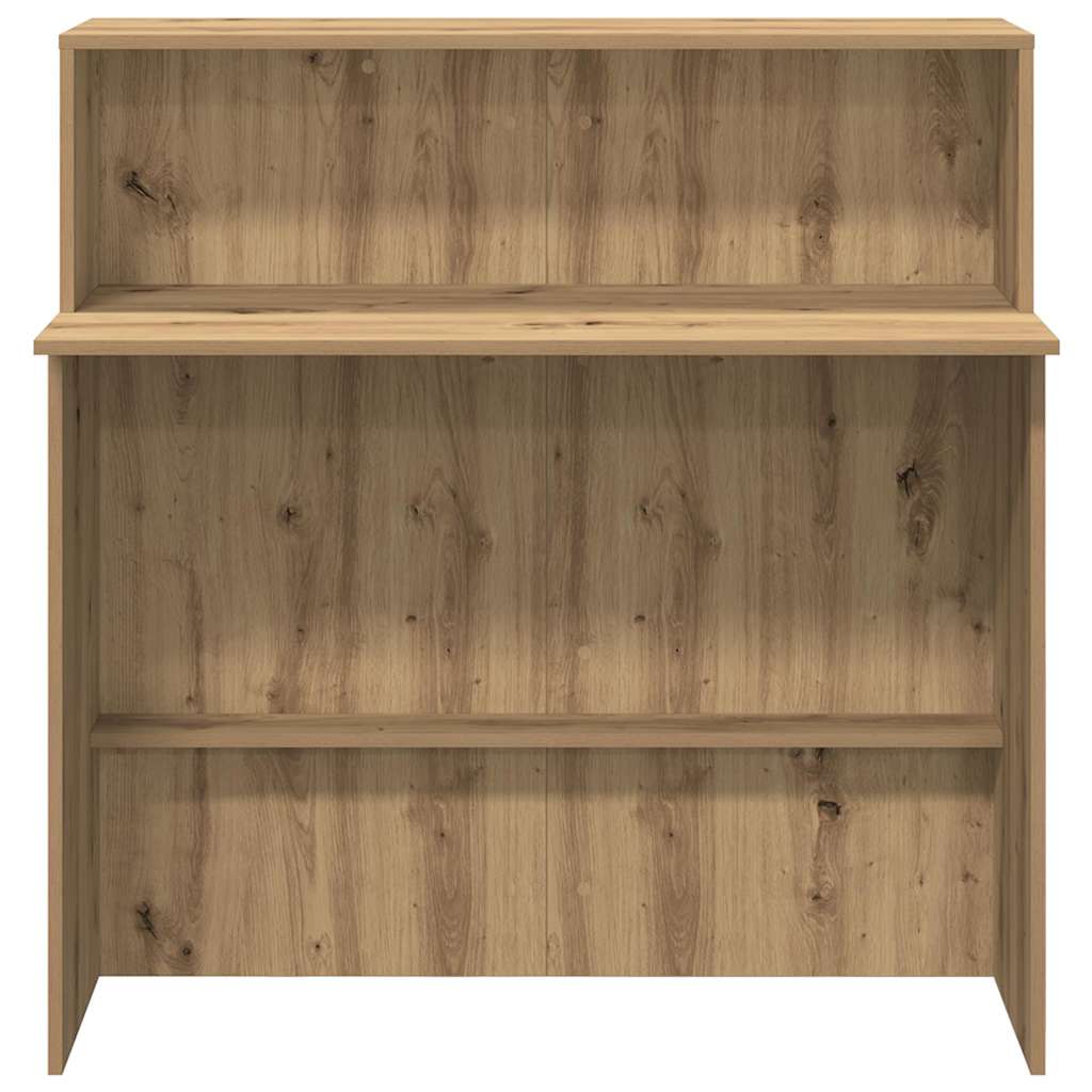 vidaXL Birou de recepție Stejar Artisan 100x50x103,5 cm Lemn prelucrat vidaXL Birou de recepție Stejar Artisan 100x50x103,5 cm Lemn prelucrat