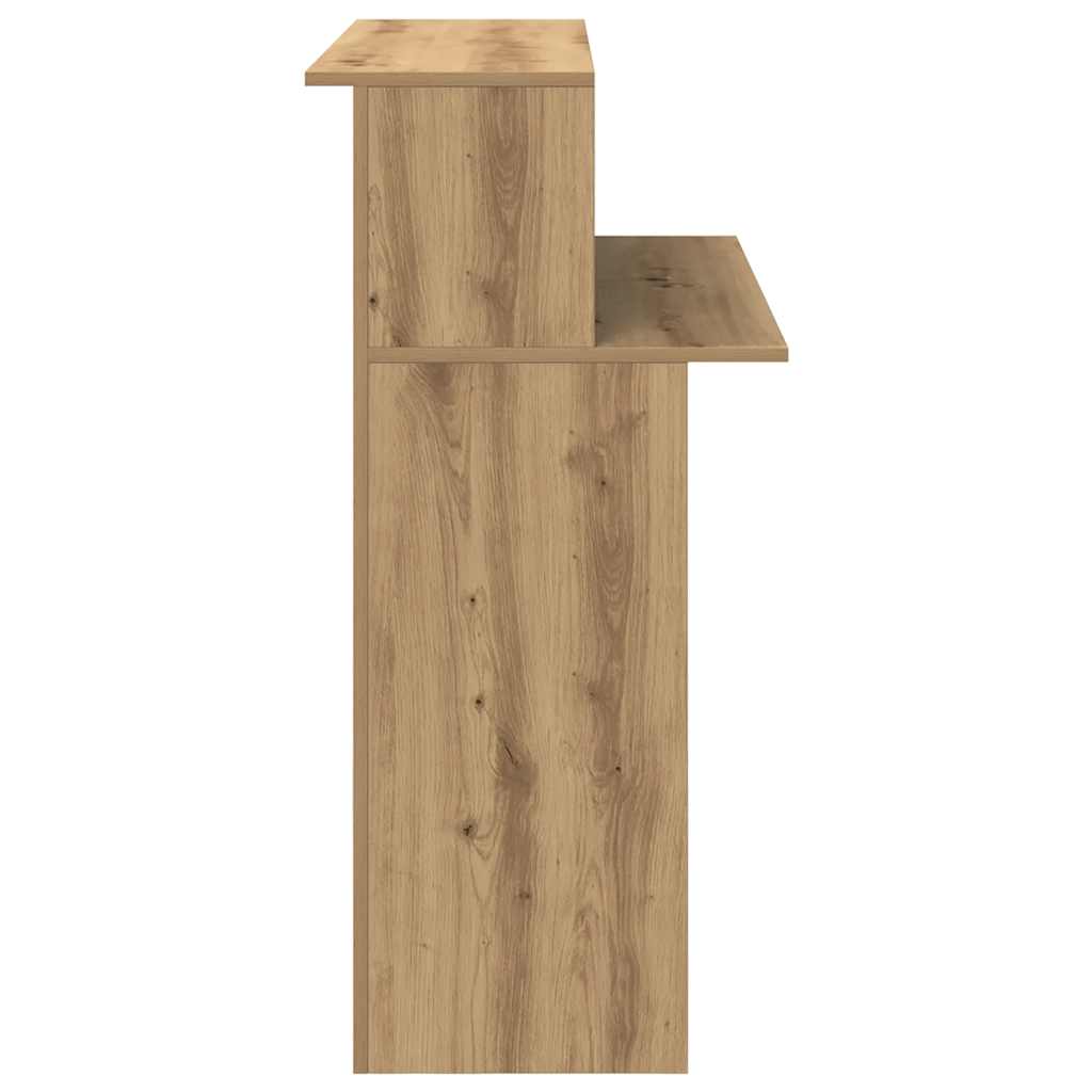 vidaXL Birou de recepție Stejar Artisan 100x50x103,5 cm Lemn prelucrat vidaXL Birou de recepție Stejar Artisan 100x50x103,5 cm Lemn prelucrat