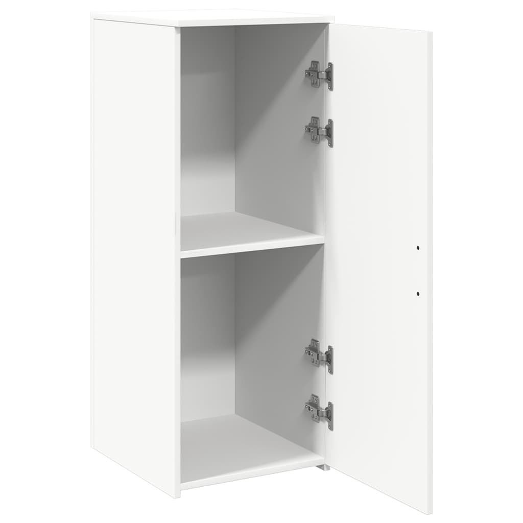 vidaXL Dulap de depozitare alb 40x45x103,5 cm din lemn prelucrat