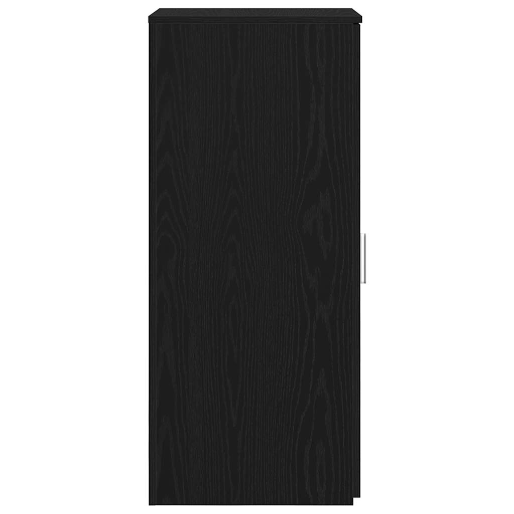 vidaXL Dulap de depozitare, negru, 40x45x103,5 cm, lemn prelucrat