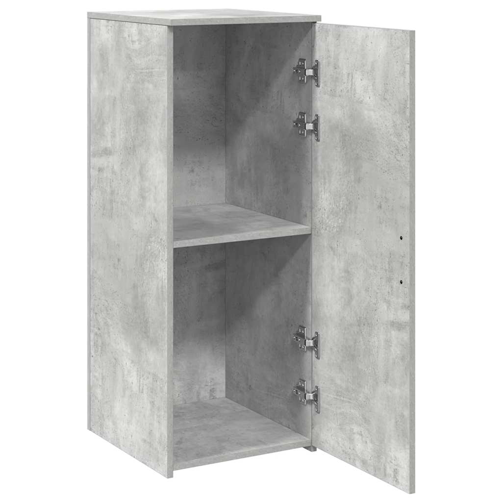 vidaXL Dulap de depozitare, gri beton, 40x45x103,5 cm lemn prelucrat