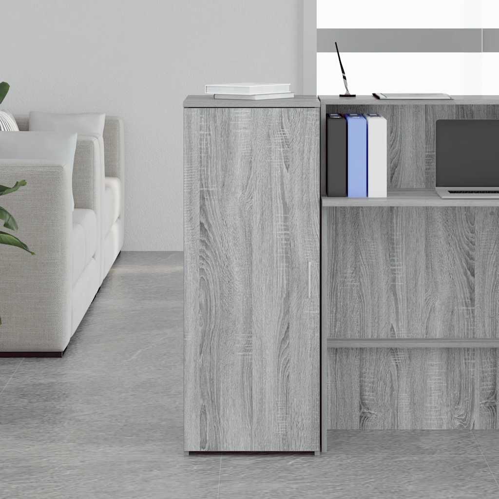 vidaXL Dulap de depozitare sonoma gri 40x45x103,5 cm lemn prelucrat vidaXL Dulap de depozitare sonoma gri 40x45x103,5 cm lemn prelucrat