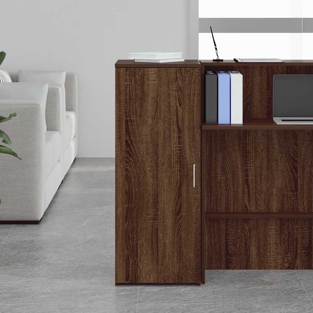 vidaXL Dulap depozitare stejar maro 40x45x103,5 cm lemn prelucrat vidaXL Dulap depozitare stejar maro 40x45x103,5 cm lemn prelucrat
