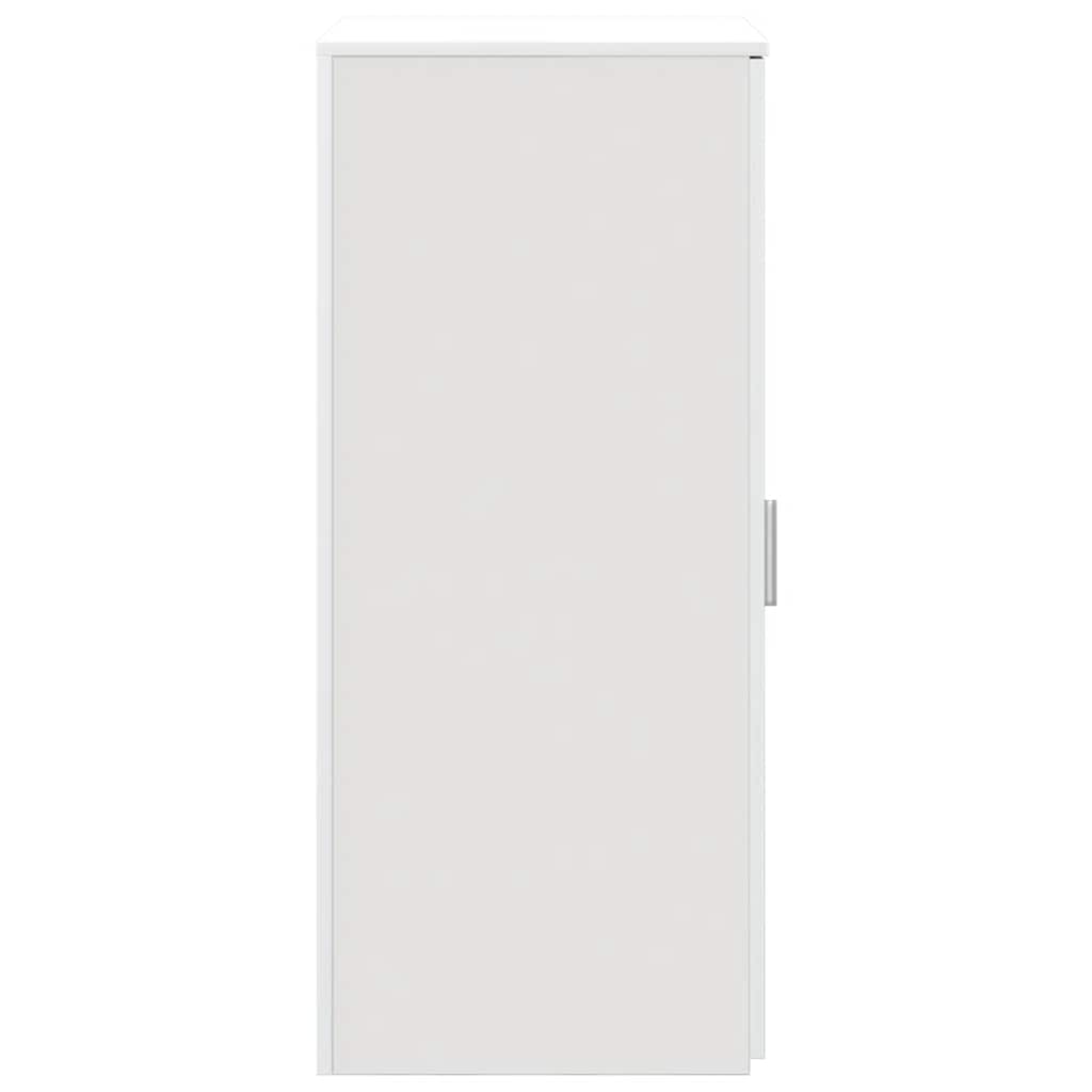 vidaXL Dulap de depozitare alb 50x45x103,5 cm din lemn prelucrat vidaXL Dulap de depozitare alb 50x45x103,5 cm din lemn prelucrat