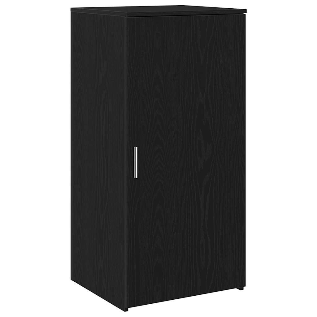 vidaXL Dulap de depozitare negru 50x45x103,5 cm, lemn stratificat