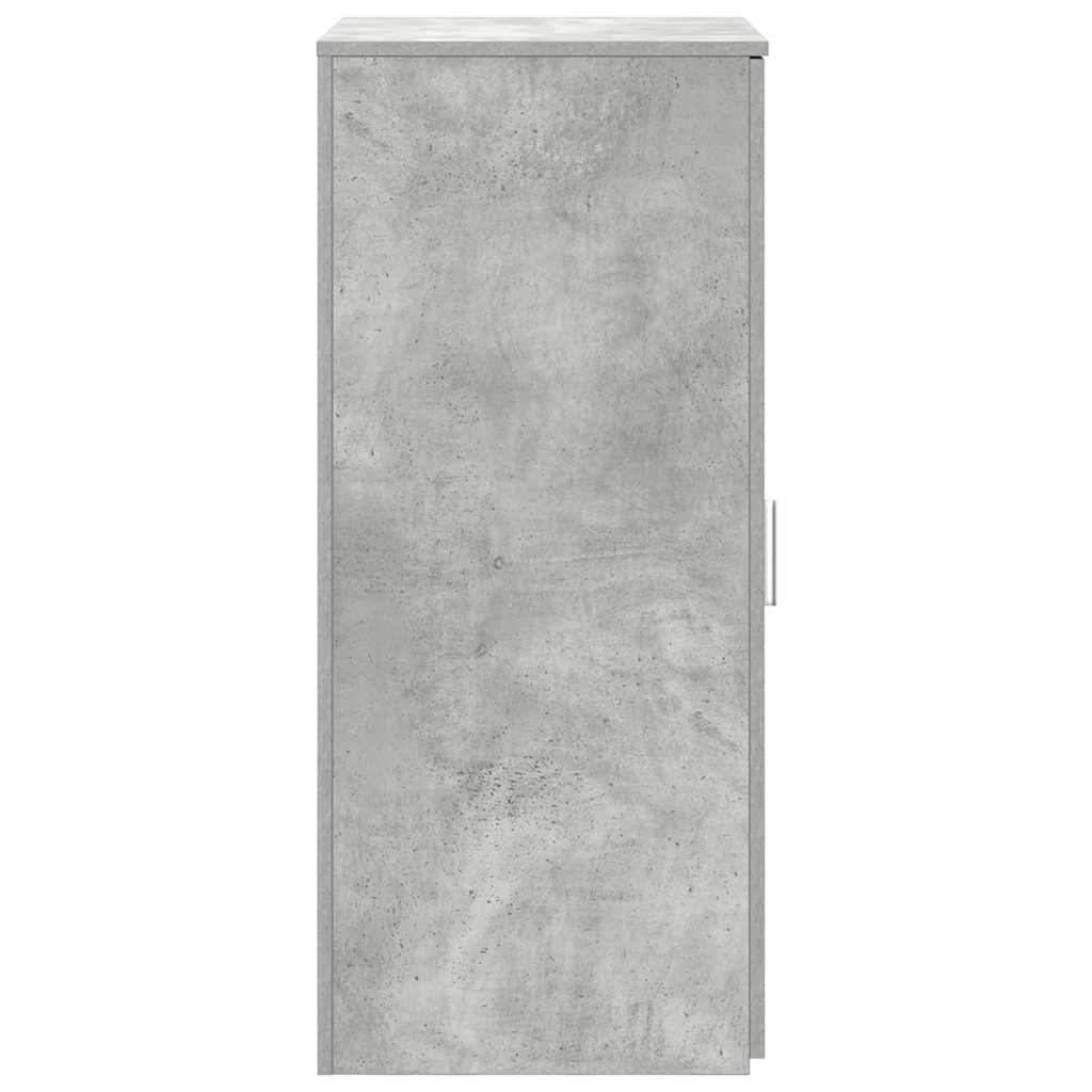 vidaXL Dulap de depozitare, gri beton, 50x45x103,5 cm, lemn prelucrat