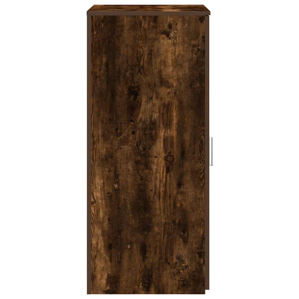 vidaXL Dulap depozitare stejar fumuriu 50x45x103,5 cm lemn prelucrat