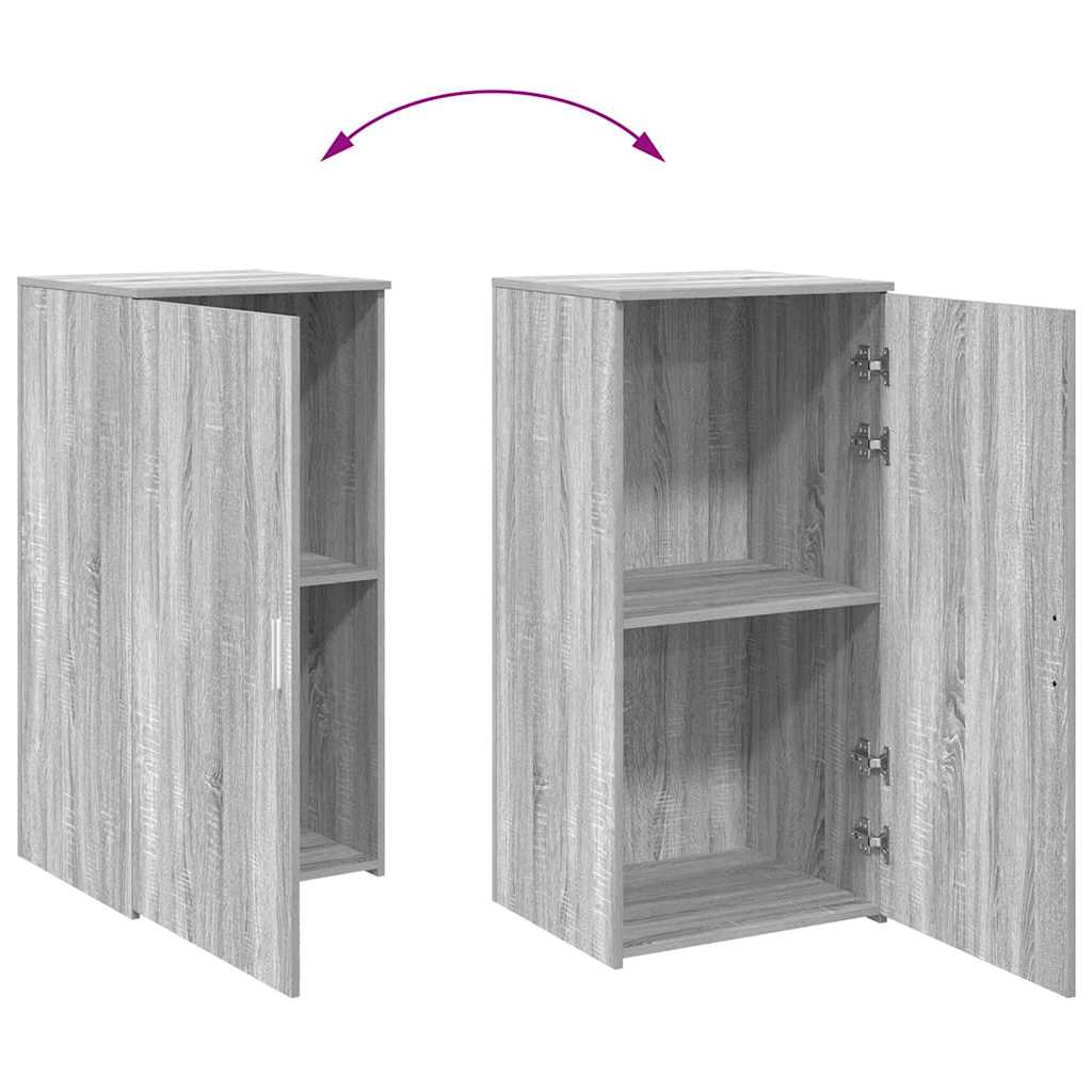 vidaXL Dulap de depozitare sonoma gri 50x45x103,5 cm lemn prelucrat vidaXL Dulap de depozitare sonoma gri 50x45x103,5 cm lemn prelucrat